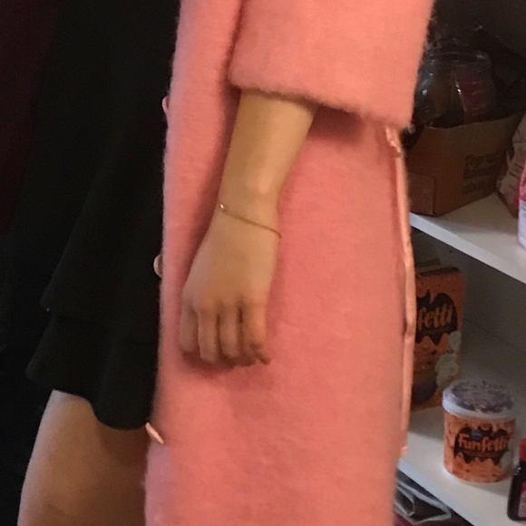 Vintage Charmode (by Sears, 1950s) pink coat women's S/M with pockets - Picture 10 of 10